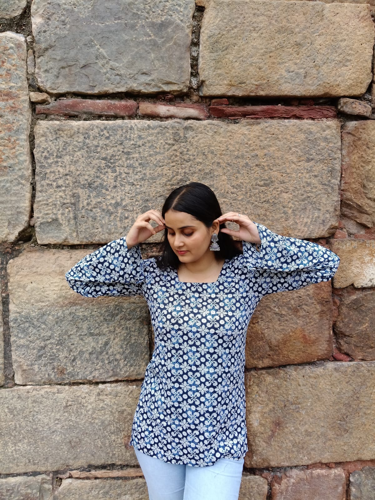 Blue kurti