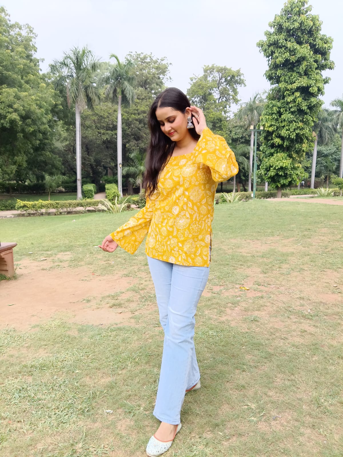 Mustard muse kurti