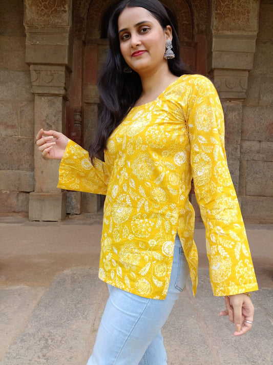 Mustard muse kurti