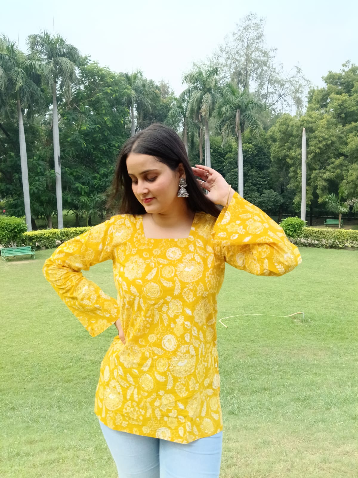 Mustard muse kurti